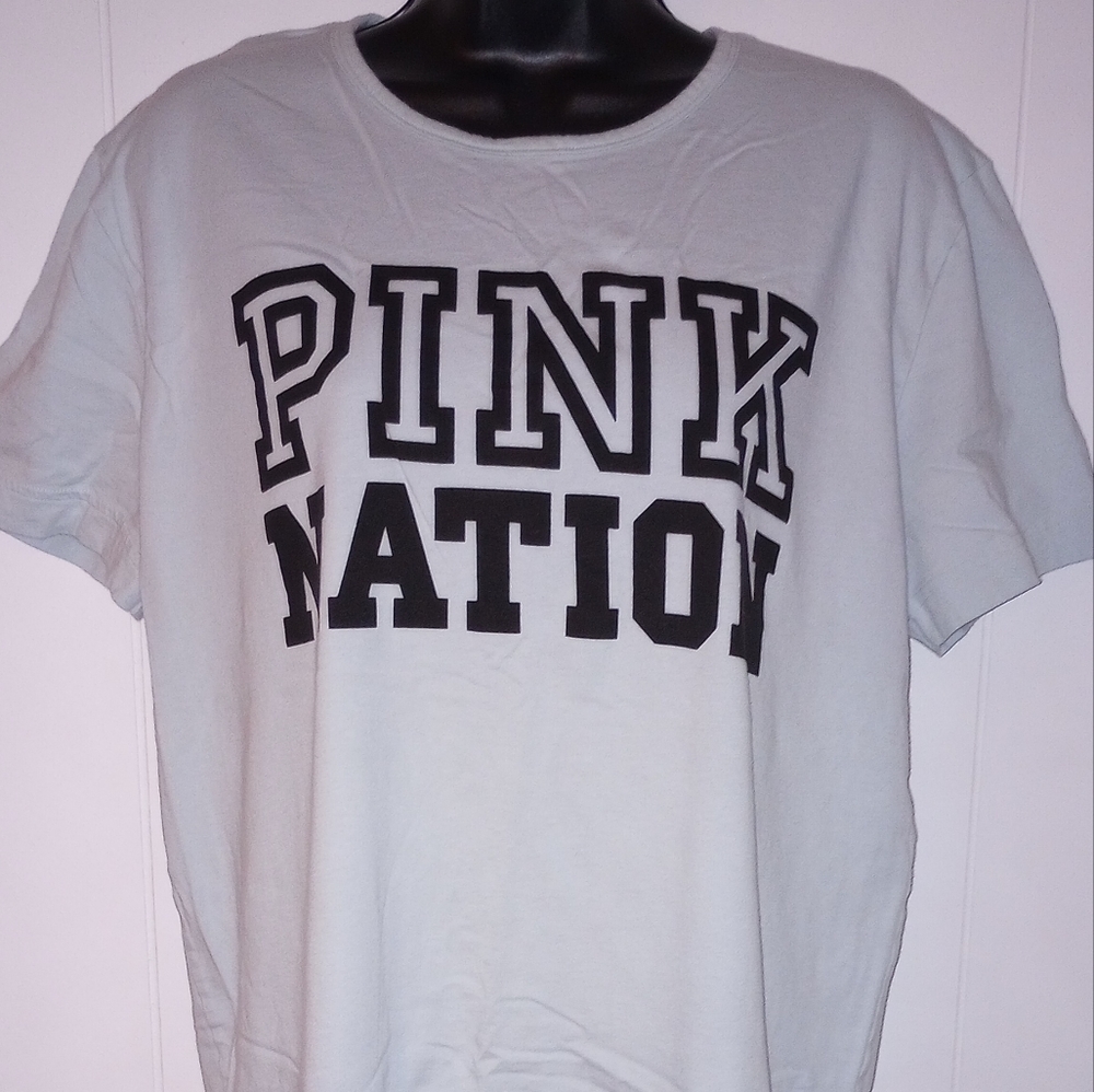 Victoria's Secret PINK Short Sleeve Caged Open Back T-Shirt